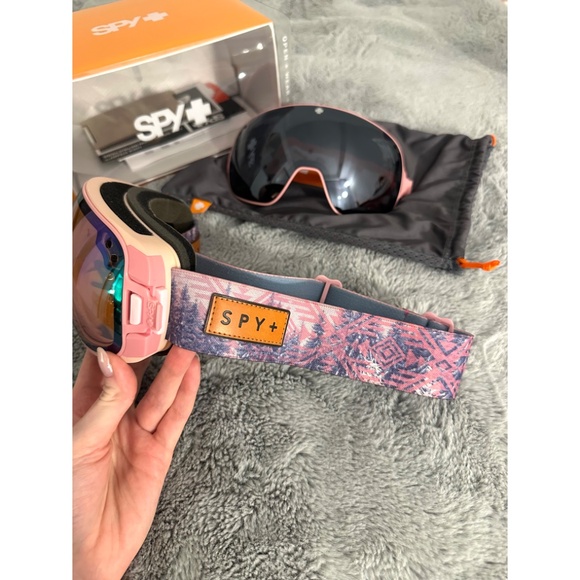 Spy Optic Ski goggles / Ski Mask in pink with double lens - Picture 2 of 3